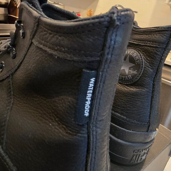 CONVERSE Mens Chuck Taylor All Star Equip Waterproof Leather Boots Size 12 NEW - Picture 3 of 9